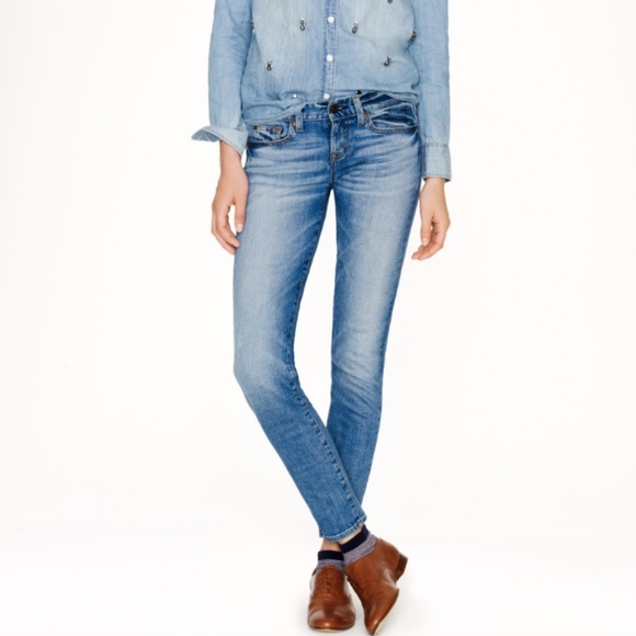 J. Crew light wash Toothpick skinny ankle jeans - Picture 8 of 8